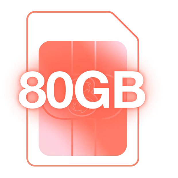 80 GB SIM only plan