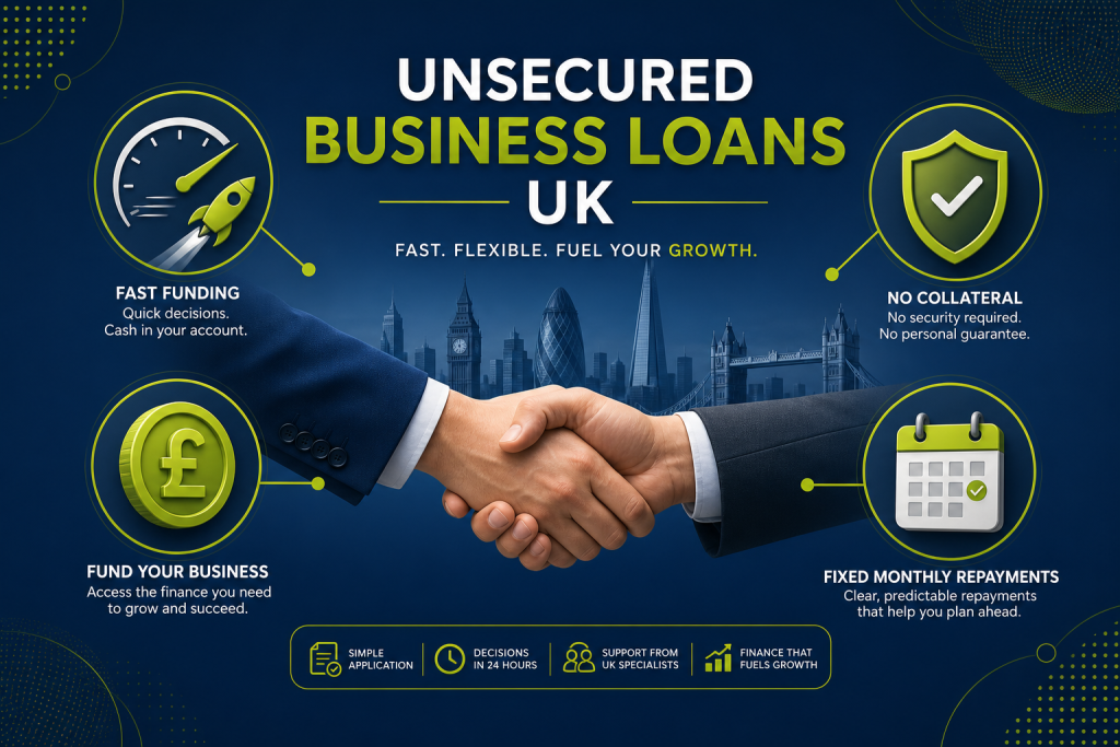Unsecured Business Loans for Startups & New Businesses (UK)